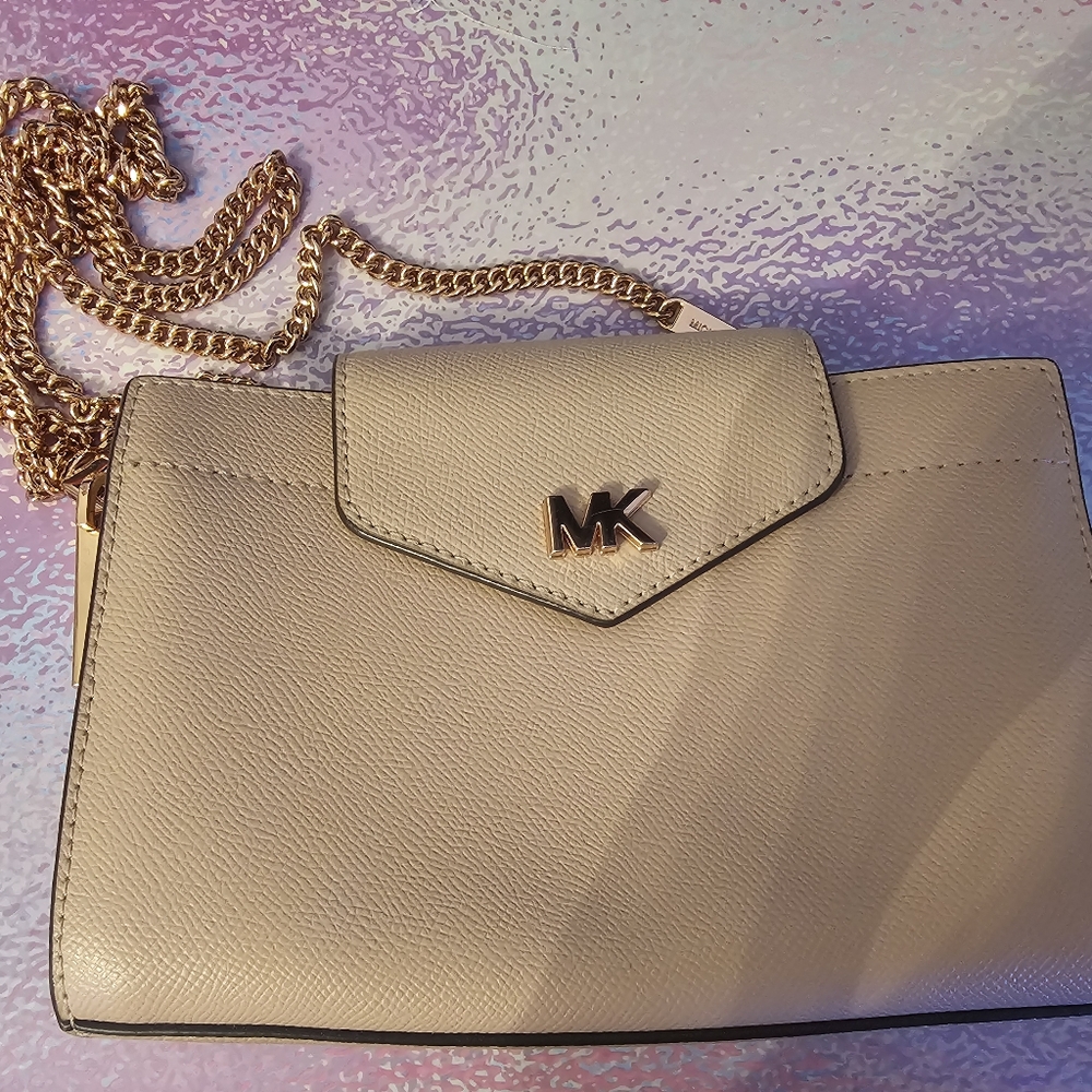 Michael Kors Cream Crossbody Bag